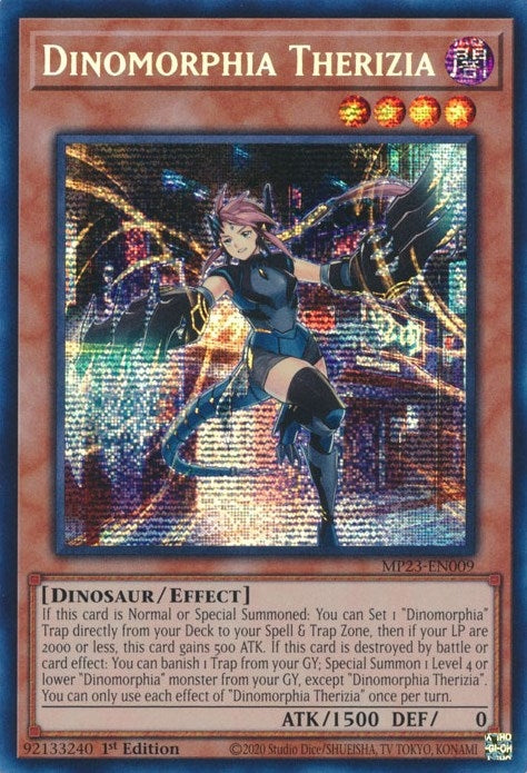 Image for Dinomorphia Therizia (MP23-EN009) (25th Anniversary Tin: Dueling Heroes Mega Pack) (MP23) - YuGiOh