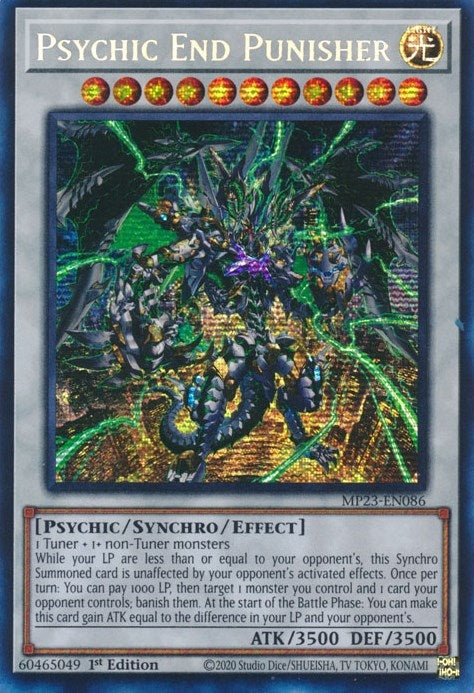 Image for Psychic End Punisher (MP23-EN086) (25th Anniversary Tin: Dueling Heroes Mega Pack) (MP23) - YuGiOh
