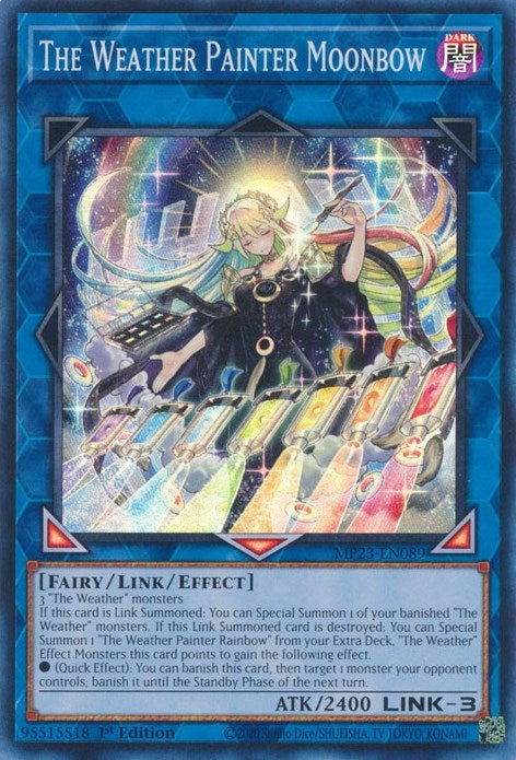 Image for The Weather Painter Moonbow (MP23-EN089) (25th Anniversary Tin: Dueling Heroes Mega Pack) (MP23) - YuGiOh