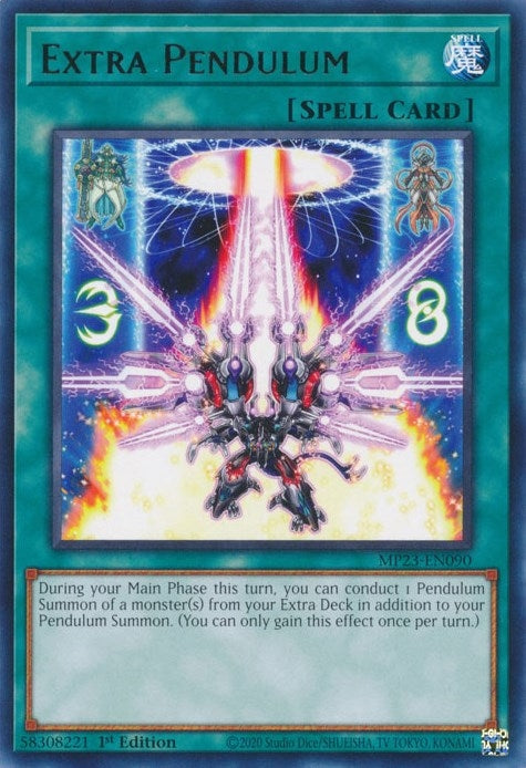 Image for Extra Pendulum (MP23-EN090) (25th Anniversary Tin: Dueling Heroes Mega Pack) (MP23) - YuGiOh