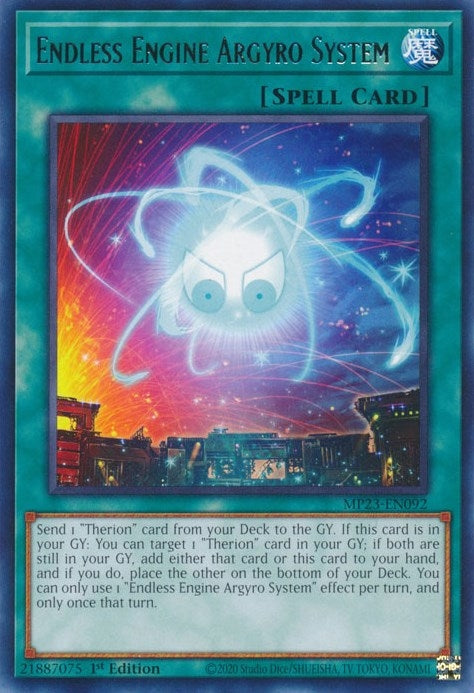 Image for Endless Engine Argyro System (MP23-EN092) (25th Anniversary Tin: Dueling Heroes Mega Pack) (MP23) - YuGiOh