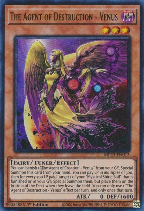 Image for The Agent of Destruction - Venus (MP23-EN015) (25th Anniversary Tin: Dueling Heroes Mega Pack) (MP23) - YuGiOh