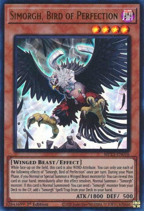 Image for Simorgh, Bird of Perfection (MP23-EN016) (25th Anniversary Tin: Dueling Heroes Mega Pack) (MP23) - YuGiOh