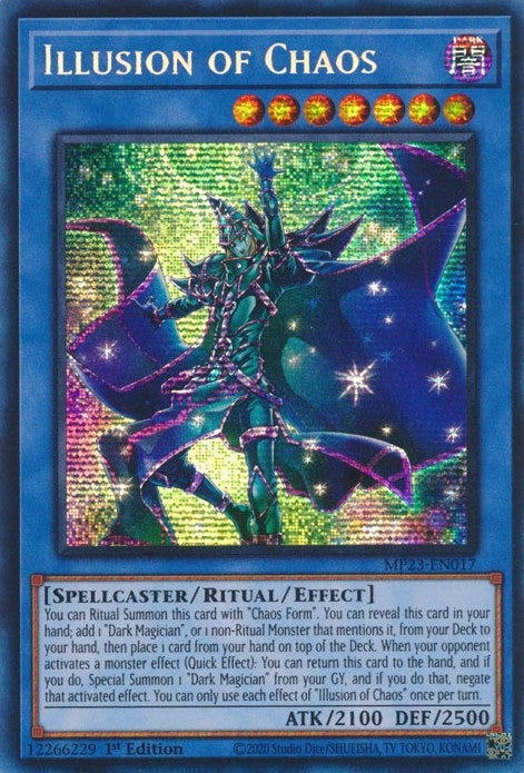 Image for Illusion of Chaos (MP23-EN017) (25th Anniversary Tin: Dueling Heroes Mega Pack) (MP23) - YuGiOh