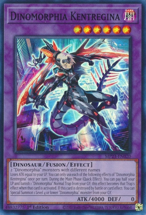Image for Dinomorphia Kentregina (MP23-EN020) (25th Anniversary Tin: Dueling Heroes Mega Pack) (MP23) - YuGiOh