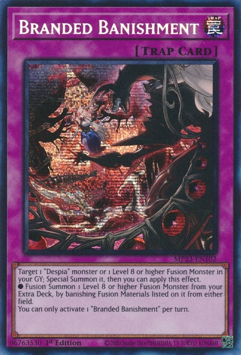 Image for Branded Banishment (MP23-EN102) (25th Anniversary Tin: Dueling Heroes Mega Pack) (MP23) - YuGiOh