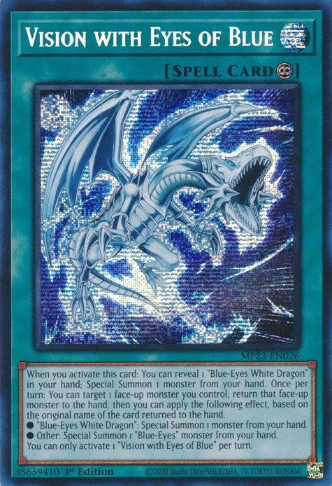 Image for Vision with Eyes of Blue (MP23-EN026) (25th Anniversary Tin: Dueling Heroes Mega Pack) (MP23) - YuGiOh