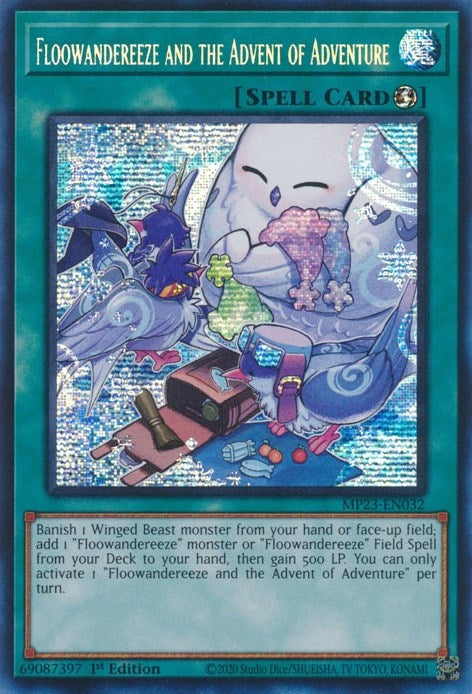 Image for Floowandereeze and the Advent of Adventure (MP23-EN032) (25th Anniversary Tin: Dueling Heroes Mega Pack) (MP23) - YuGiOh