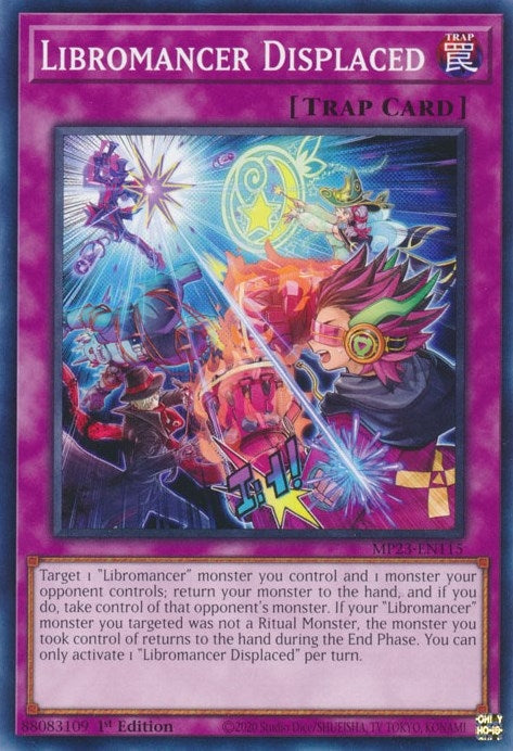 Image for Libromancer Displaced (MP23-EN115) (25th Anniversary Tin: Dueling Heroes Mega Pack) (MP23) - YuGiOh