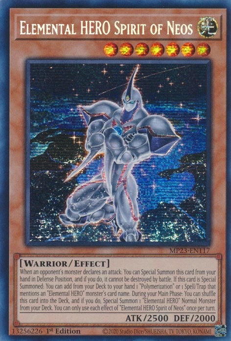 Image for Elemental HERO Spirit of Neos (MP23-EN117) (25th Anniversary Tin: Dueling Heroes Mega Pack) (MP23) - YuGiOh