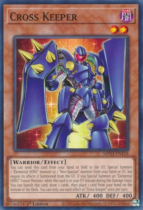 Image for Cross Keeper (MP23-EN118) (25th Anniversary Tin: Dueling Heroes Mega Pack) (MP23) - YuGiOh