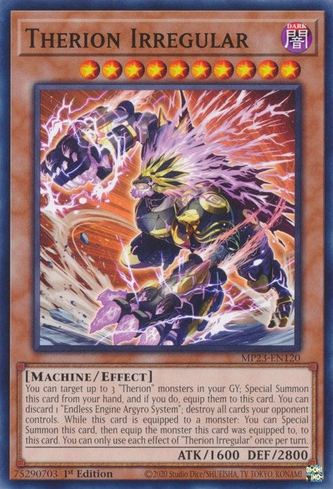 Image for Therion Irregular (MP23-EN120) (25th Anniversary Tin: Dueling Heroes Mega Pack) (MP23) - YuGiOh