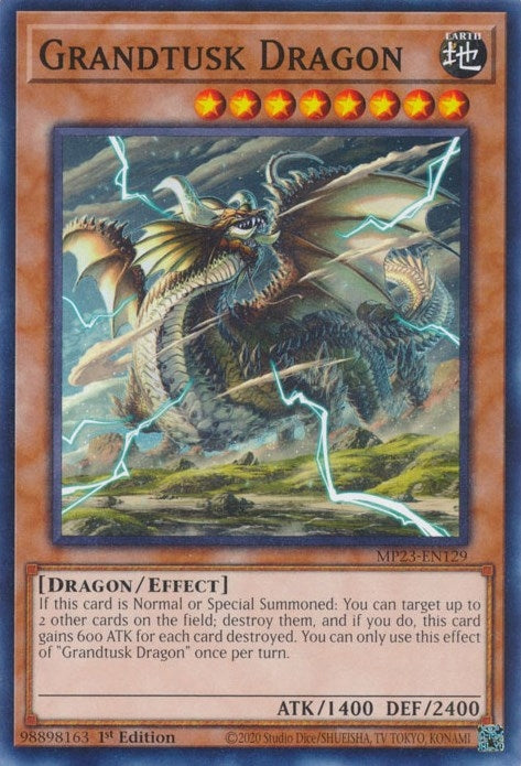 Image for Grandtusk Dragon (MP23-EN129) (25th Anniversary Tin: Dueling Heroes Mega Pack) (MP23) - YuGiOh