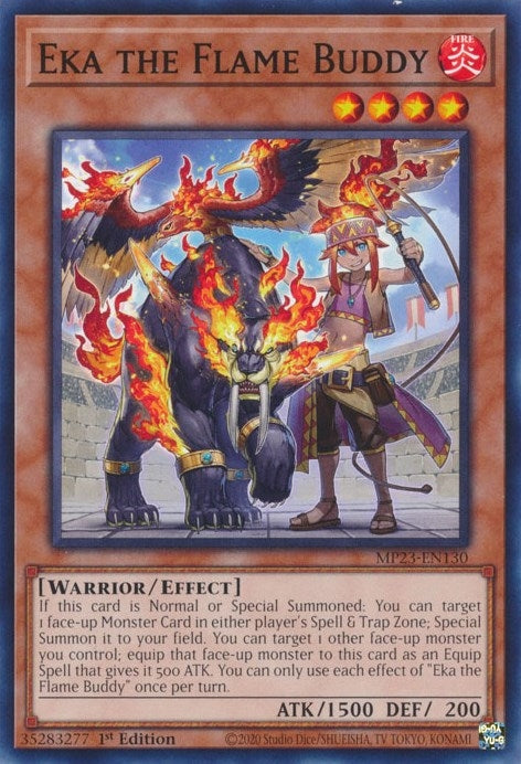 Image for Eka the Flame Buddy (MP23-EN130) (25th Anniversary Tin: Dueling Heroes Mega Pack) (MP23) - YuGiOh