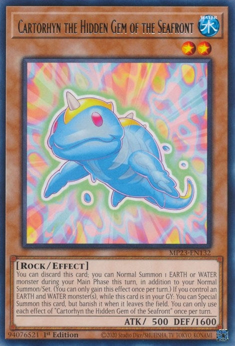 Image for Cartorhyn the Hidden Gem of the Seafront (MP23-EN132) (25th Anniversary Tin: Dueling Heroes Mega Pack) (MP23) - YuGiOh