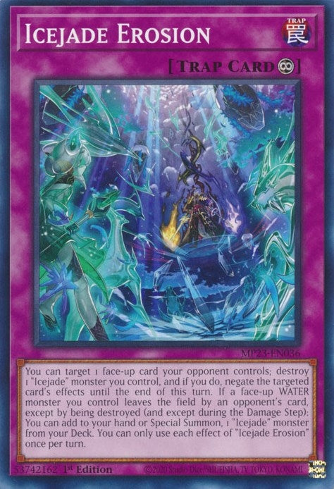 Image for Icejade Erosion (MP23-EN036) (25th Anniversary Tin: Dueling Heroes Mega Pack) (MP23) - YuGiOh