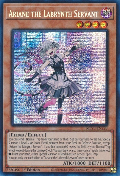 Image for Ariane the Labrynth Servant (MP23-EN228) (25th Anniversary Tin: Dueling Heroes Mega Pack) (MP23) - YuGiOh