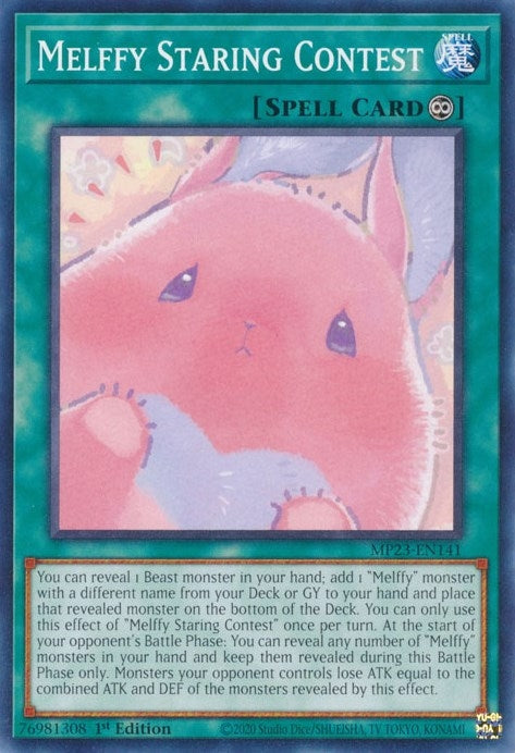 Image for Melffy Staring Contest (MP23-EN141) (25th Anniversary Tin: Dueling Heroes Mega Pack) (MP23) - YuGiOh