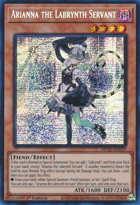 Image for Arianna the Labrynth Servant (MP23-EN229) (25th Anniversary Tin: Dueling Heroes Mega Pack) (MP23) - YuGiOh