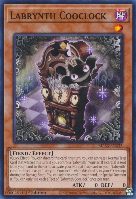 Image for Labrynth Cooclock (MP23-EN232) (25th Anniversary Tin: Dueling Heroes Mega Pack) (MP23) - YuGiOh