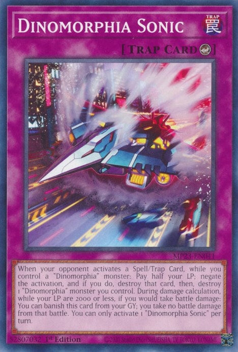 Image for Dinomorphia Sonic (MP23-EN041) (25th Anniversary Tin: Dueling Heroes Mega Pack) (MP23) - YuGiOh