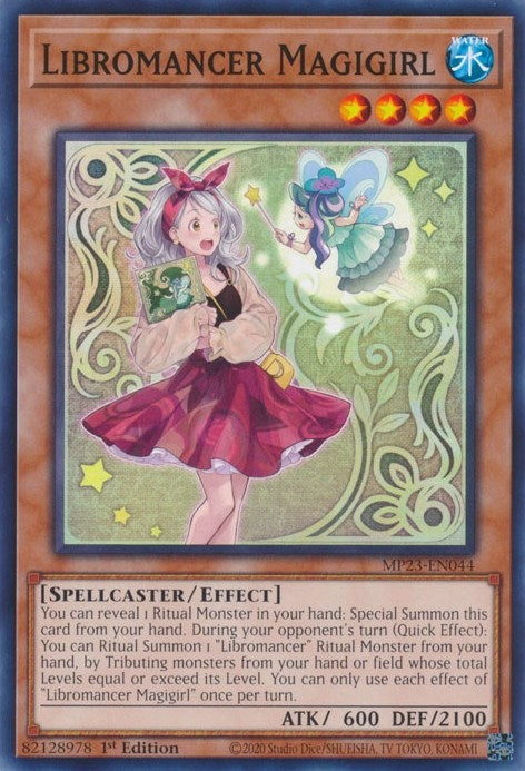 Image for Libromancer Magigirl (MP23-EN044) (25th Anniversary Tin: Dueling Heroes Mega Pack) (MP23) - YuGiOh