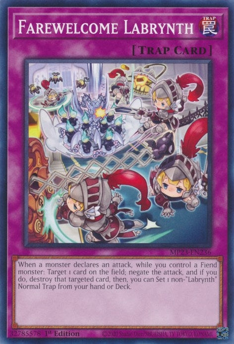 Image for Farewelcome Labrynth (MP23-EN236) (25th Anniversary Tin: Dueling Heroes Mega Pack) (MP23) - YuGiOh