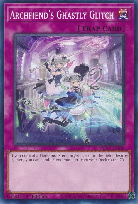 Image for Archfiend's Ghastly Glitch (MP23-EN238) (25th Anniversary Tin: Dueling Heroes Mega Pack) (MP23) - YuGiOh