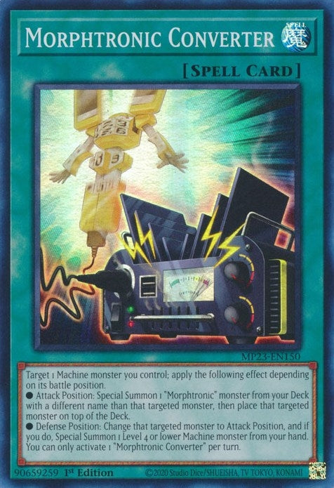 Image for Morphtronic Converter (MP23-EN150) (25th Anniversary Tin: Dueling Heroes Mega Pack) (MP23) - YuGiOh