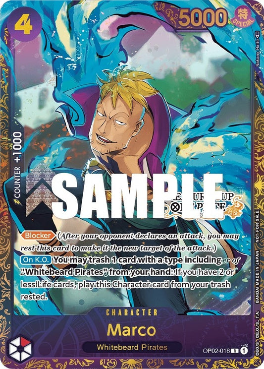 Image for Marco (Treasure Cup) (OP02-018) (One Piece Promotion Cards) - One Piece Card Game