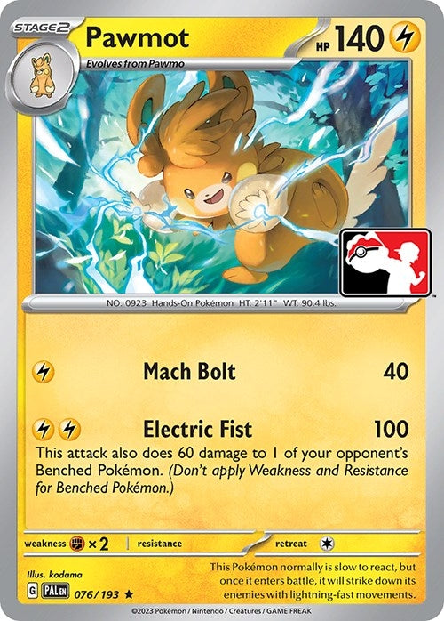 Image for Pawmot (076/198) (Prize Pack Series Cards) - Pokemon