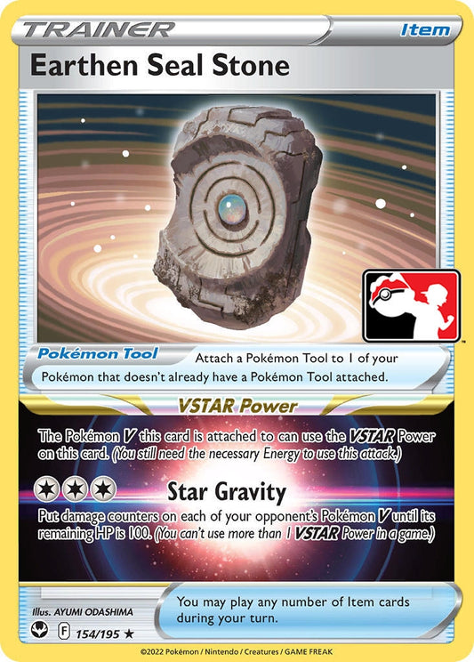 Image for Earthen Seal Stone (154/195) (Prize Pack Series Cards) - Pokemon