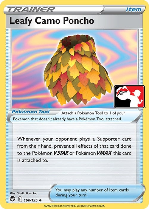 Image for Leafy Camo Poncho (160/195) (Prize Pack Series Cards) - Pokemon