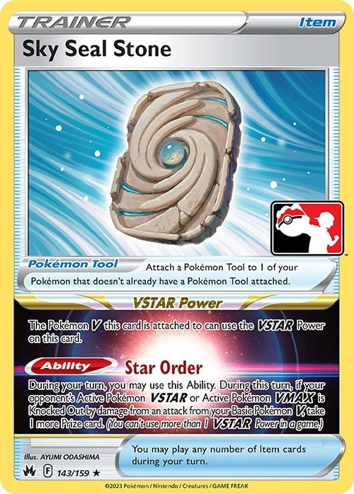 Image for Sky Seal Stone (143/159) (Prize Pack Series Cards) - Pokemon