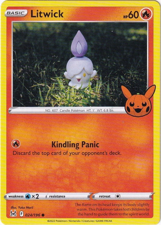 Image for Litwick (024/196) (Trick or Trade BOOster Bundle 2023) - Pokemon