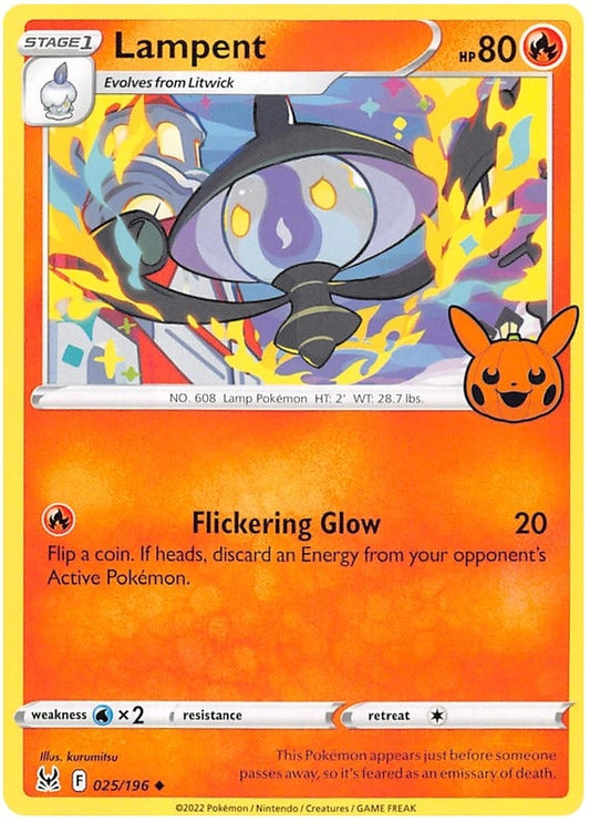 Image for Lampent (025/196) (Trick or Trade BOOster Bundle 2023) - Pokemon