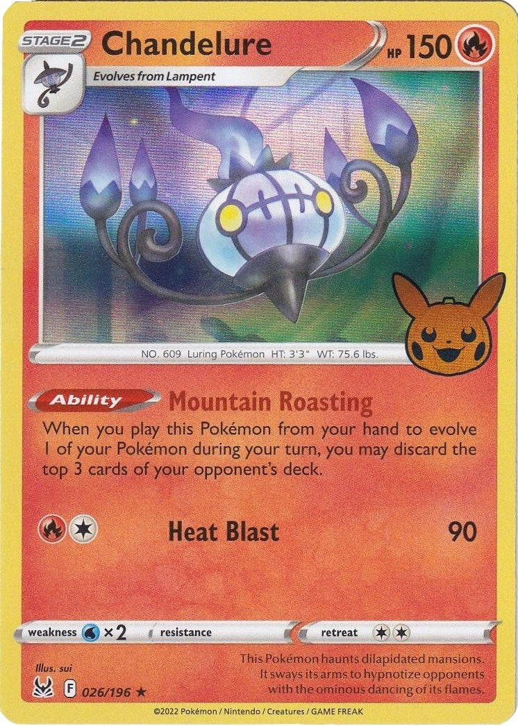 Image for Chandelure (026/196) (Trick or Trade BOOster Bundle 2023) - Pokemon