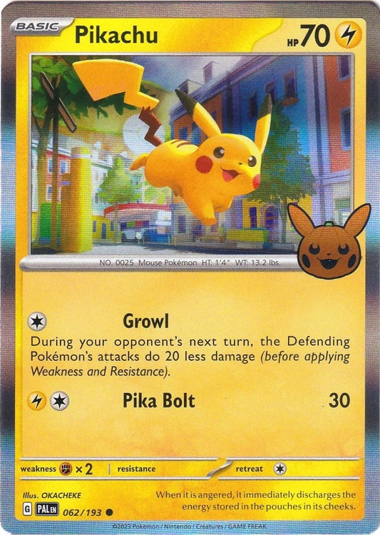 Image for Pikachu (062/193) (Trick or Trade BOOster Bundle 2023) - Pokemon