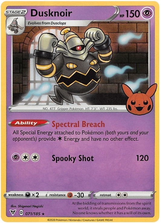 Image for Dusknoir (071/185) (Trick or Trade BOOster Bundle 2023) - Pokemon