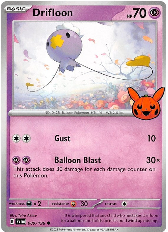 Image for Drifloon (089/198) (Trick or Trade BOOster Bundle 2023) - Pokemon
