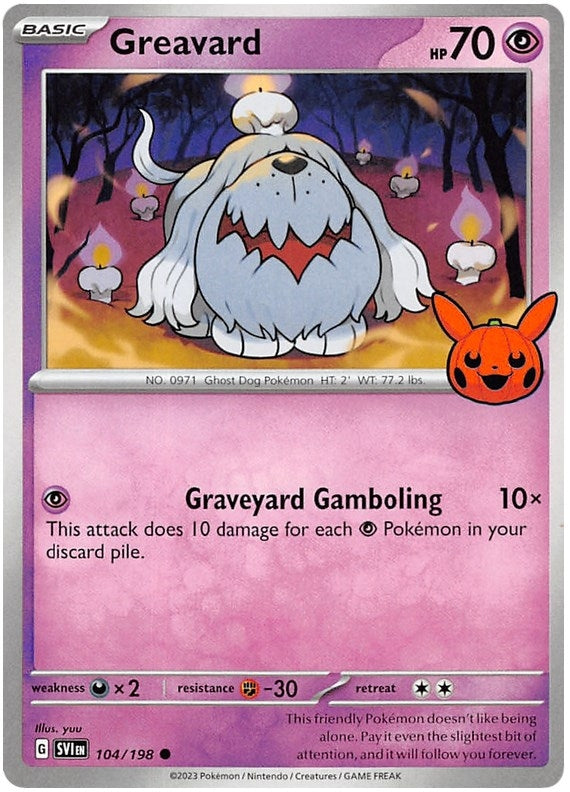 Image for Greavard (104/198) (Trick or Trade BOOster Bundle 2023) - Pokemon