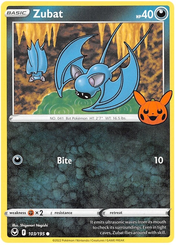Image for Zubat (103/195) (Trick or Trade BOOster Bundle 2023) - Pokemon
