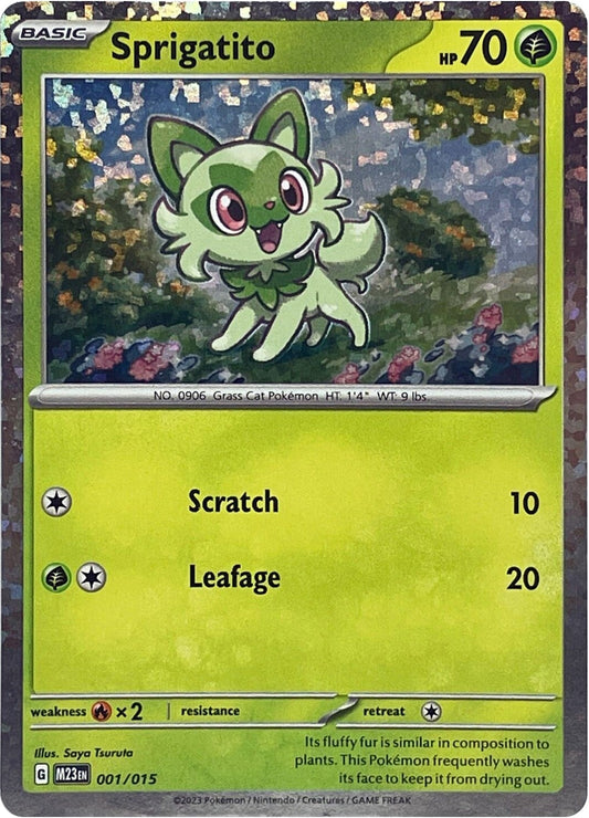 Image for Sprigatito (001/015) (McDonald's Promos 2023) - Pokemon