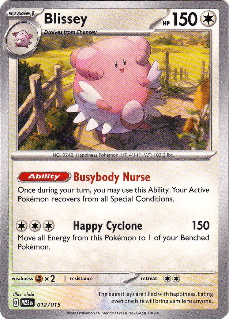 Image for Blissey (012/015) (McDonald's Promos 2023) - Pokemon
