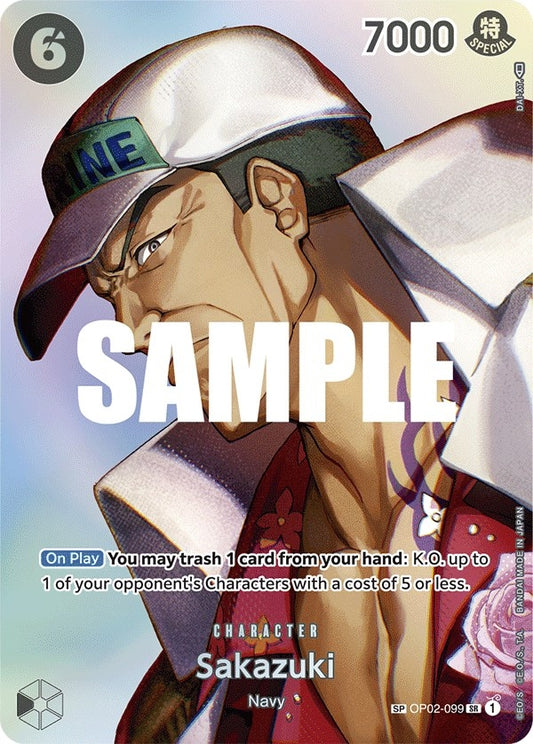 Image for Sakazuki (SP) (OP02-099) (Kingdoms of Intrigue) - One Piece Card Game