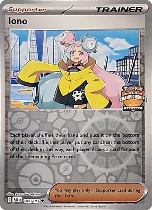 Image for Iono - 185/193 (Regional Championships) (185/193) (League & Championship Cards) - Pokemon