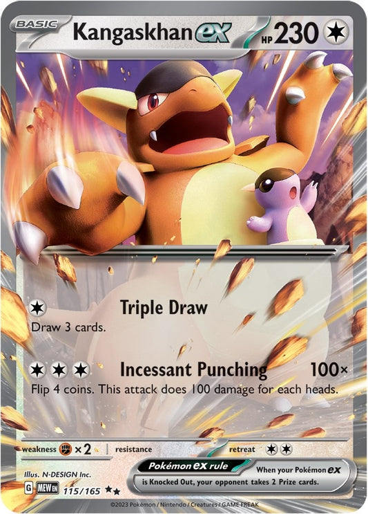 Image for Kangaskhan ex (115/165) (SV: Scarlet & Violet 151) - Pokemon