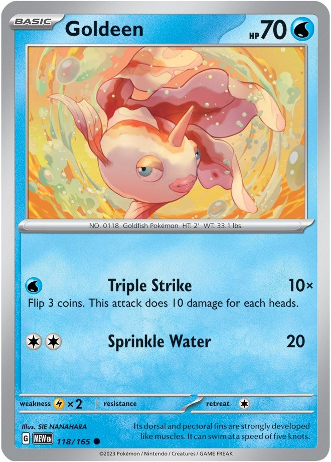 Image for Goldeen (118/165) (SV: Scarlet & Violet 151) - Pokemon
