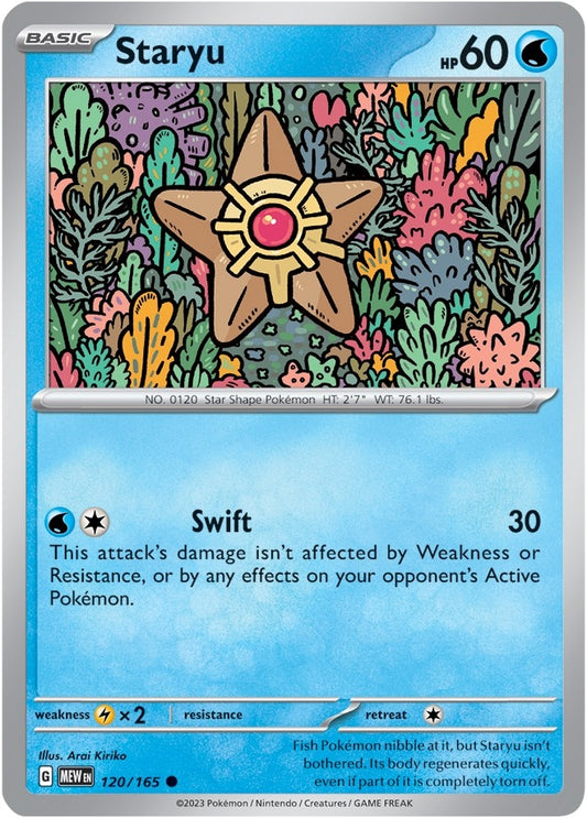 Image for Staryu (120/165) (SV: Scarlet & Violet 151) - Pokemon