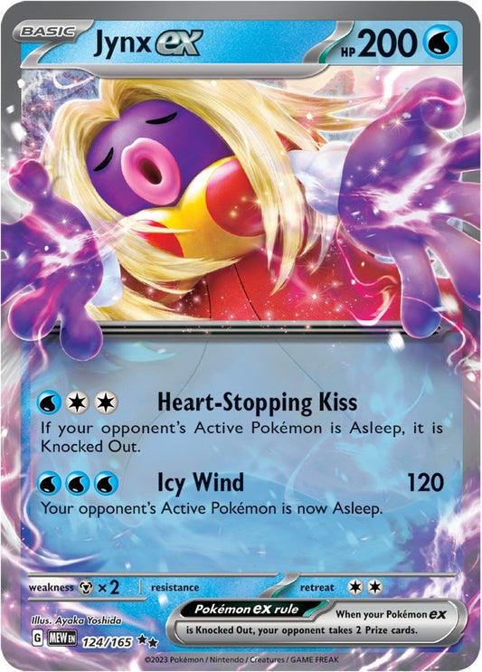 Image for Jynx ex (124/165) (SV: Scarlet & Violet 151) - Pokemon